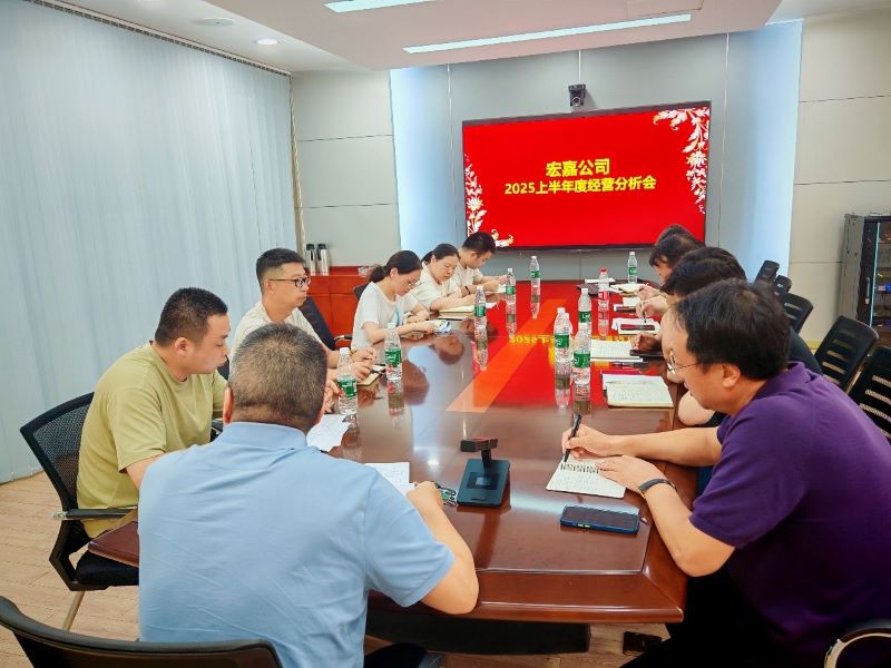 宏嘉公司召開 2025 上半年經(jīng)營分析會(huì) 聚力攻堅(jiān)啟新程